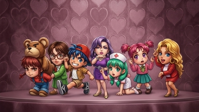 Gals Panic 4 - Fanart - Background (Europe) - 1920x1080