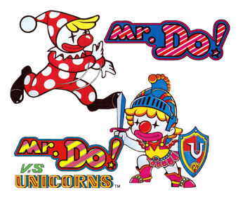 Video Game Anthology Vol. 10: Mr. Do! / Mr. Do! vs. Unicorns - Clear Logo (World) - 1719x1384