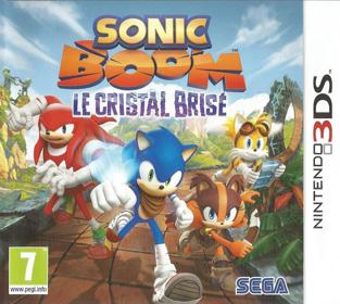 Sonic Boom: Shattered Crystal - Box - Front (France) - 1400x1254