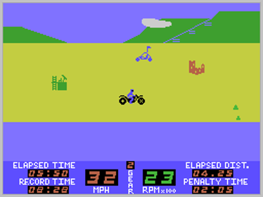 Motocross Racer - Screenshot - Gameplay (North America) - 256x192