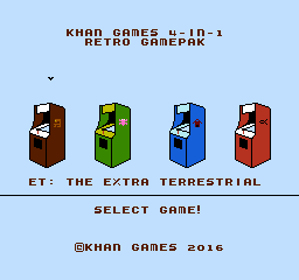 KHAN Games 4-in-1 Retro Gamepak - Screenshot - Game Title (North America) - 256x240
