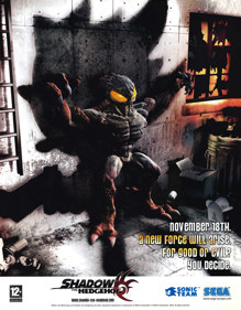 Shadow the Hedgehog - Advertisement Flyer - Front (United Kingdom) - 1716x2200