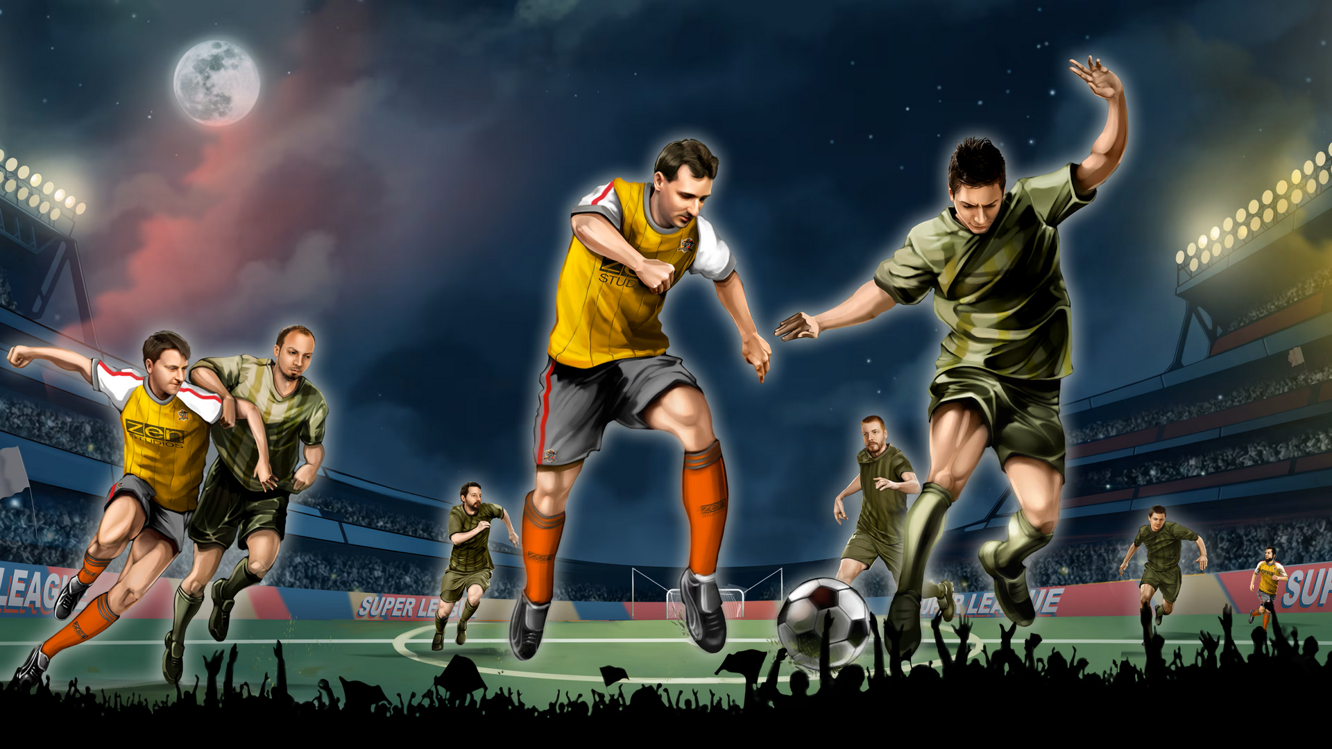 Illustration of Super League Football