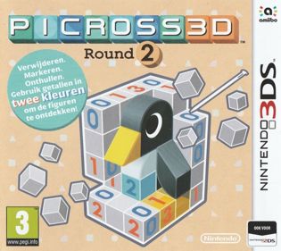 Picross 3D: Round 2 - Box - Front (Europe) - 898x800