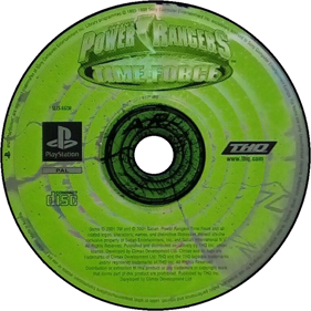 Power Rangers: Time Force - Disc (Europe) - 800x800