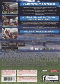 PES 2011: Pro Evolution Soccer - Box - Back (North America) - 483x680