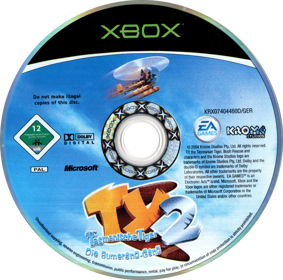 Ty the Tasmanian Tiger 2: Bush Rescue - Disc (Germany) - 758x751