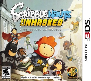 Scribblenauts Unmasked: A DC Comics Adventure - Box - Front (North America) - 1400x1250