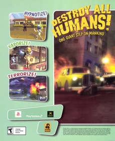 Destroy All Humans! - Advertisement Flyer - Front (United States) - 1849x2267