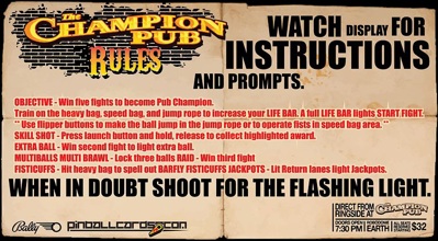The Champion Pub - Arcade - Controls Information (World) - 747x412