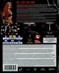WWE 2K18 - Box - Back (Germany) - 647x800