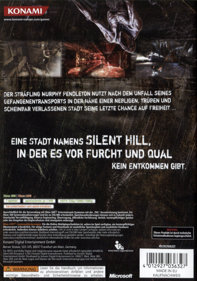 Silent Hill: Downpour - Box - Back (Germany) - 501x714