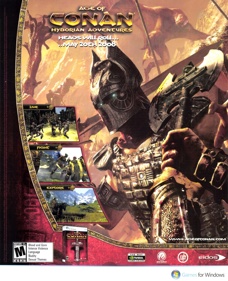 Age of Conan: Hyborian Adventures - Advertisement Flyer - Front (United States) - 1785x2197