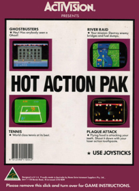 Activision Hot Action Pak - Box - Back (Europe) - 1532x2100