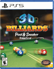 3D Billiards: Pool & Snooker Remastered - Box - Front - Reconstructed (North America) - 1166x1497