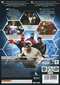 Marvel: Ultimate Alliance - Box - Back (Europe) - 6100x8610