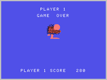 B.C.'s Quest for Tires II: Grog's Revenge - Screenshot - Game Over (North America) - 256x192