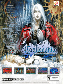 Castlevania: Harmony of Dissonance - Advertisement Flyer - Front (United States) - 1646x2200