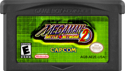 Mega Man Battle Network 2 - Cart - Front (North America) - 1000x574