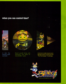 Blinx: The Time Sweeper - Advertisement Flyer - Front (United States) - 1739x2200