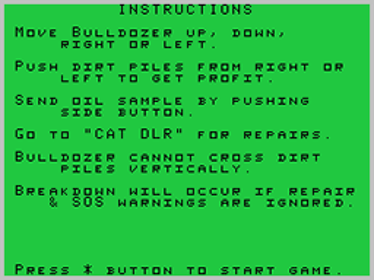 The Cat S.O.S. Game - Arcade - Controls Information (World) - 256x192