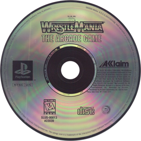 WWF WrestleMania: The Arcade Game - Disc (North America) - 800x800