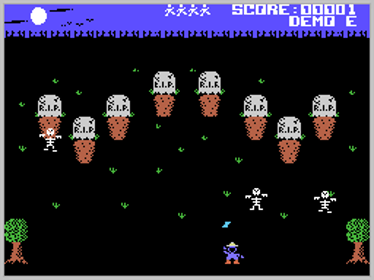 Happy Halloween - Screenshot - Gameplay (World) - 256x192