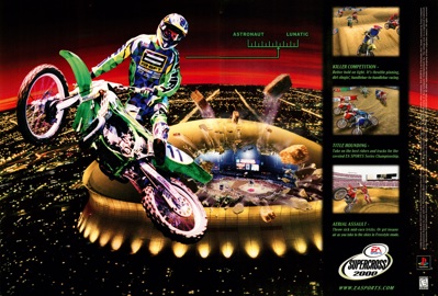 Supercross 2000 - Advertisement Flyer - Front (North America) - 3227x2185