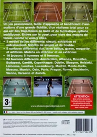 European Tennis Pro - Box - Back (France) - 483x680