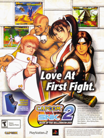 Capcom vs. SNK 2: Mark of the Millennium 2001 - Advertisement Flyer - Front (United States) - 1661x2200