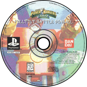 Power Rangers Zeo: Full Tilt Battle Pinball - Disc (North America) - 700x700