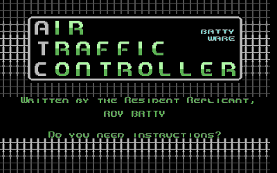 ATC: Air Traffic Controller - Screenshot - Game Title (North America) - 320x200