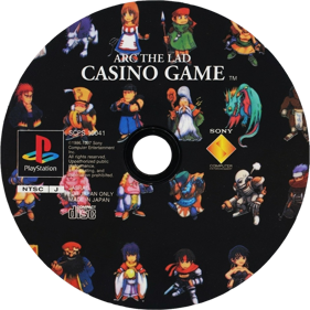 Arc the Lad: Monster Game with Casino Game - Disc (Japan) - 1000x1000