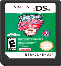 Little League World Series Baseball 2008 - Cart - Front (North America) - 517x564