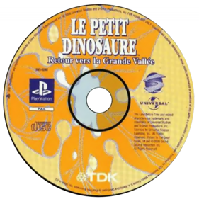 The Land Before Time: Return to the Great Valley - Disc (Spain) - 600x600