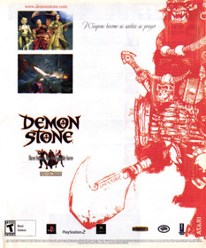 Forgotten Realms: Demon Stone - Advertisement Flyer - Front (United States) - 1904x2289