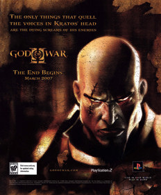 God of War II - Advertisement Flyer - Front (United States) - 1800x2178
