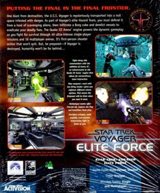 Star Trek: Voyager: Elite Force - Box - Back (Australia) - 664x800
