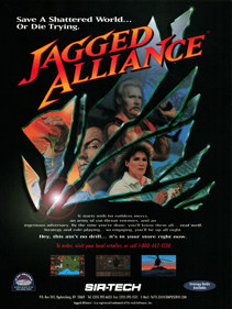 Jagged Alliance - Advertisement Flyer - Front (United States) - 2403x3200
