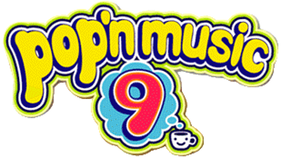 Pop'n Music 9 - Clear Logo (Japan) - 309x174