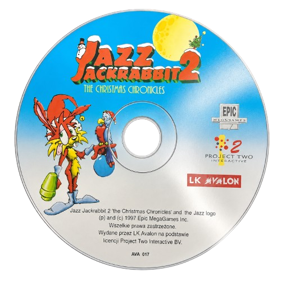 Jazz Jackrabbit 2: The Christmas Chronicles - Disc (Europe) - 500x500