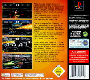 Professional Underground League of Pain - Box - Back (Europe) - 765x680