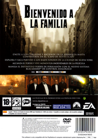 The Godfather: The Game - Box - Back (Spain) - 1522x2147