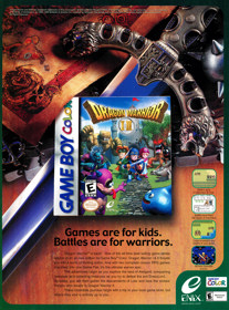Dragon Warrior I & II - Advertisement Flyer - Front (United States) - 1625x2200