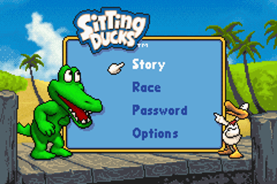 Sitting Ducks - Screenshot - Game Select (World) - 240x160