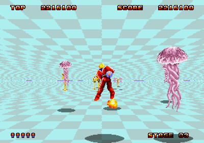 Space Harrier II - Screenshot - Gameplay (World) - 640x448