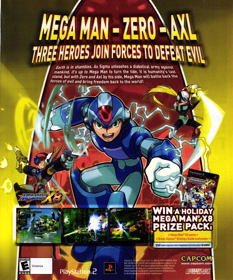 Mega Man X8 - Advertisement Flyer - Front (United States) - 1904x2289