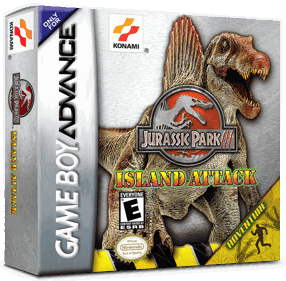 Jurassic Park III: Island Attack - Box - 3D (North America) - 1016x998