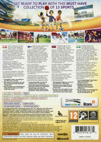 Kinect Sports: Ultimate Collection - Box - Back (Europe) - 6100x8610