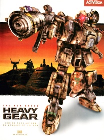 Heavy Gear - Advertisement Flyer - Front (United Kingdom) - 2214x3000